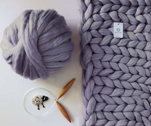 Chunky Knit Blanket Kit