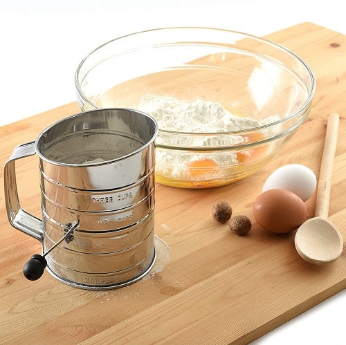 Hand Crank Flour Sifter