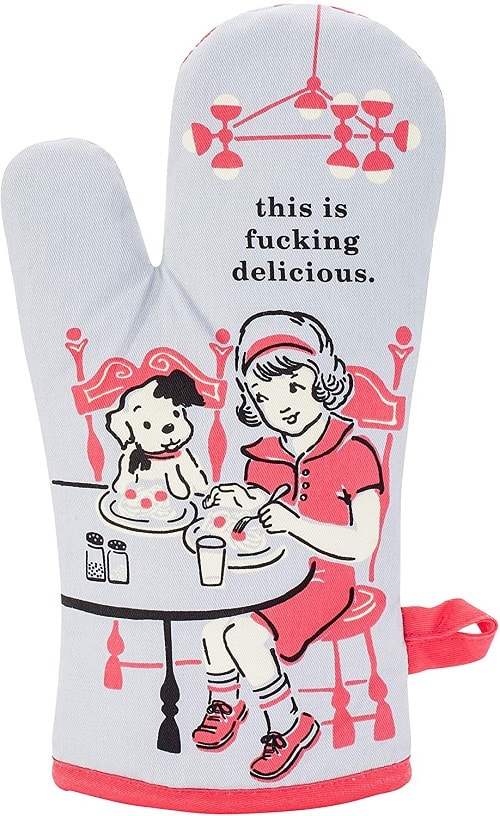 Adult Language Oven Mitts