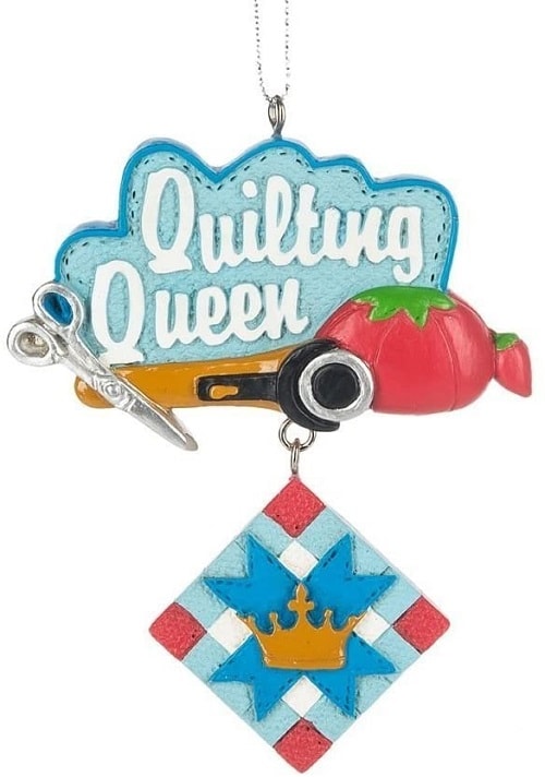 Quilting Queen Ornament
