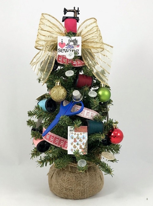 Sewing Themed Christmas Tree