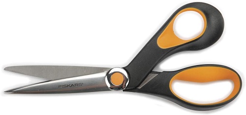 Fiskars RazorEdge Fabric Shears, 8-Inch Orange (1 each) 