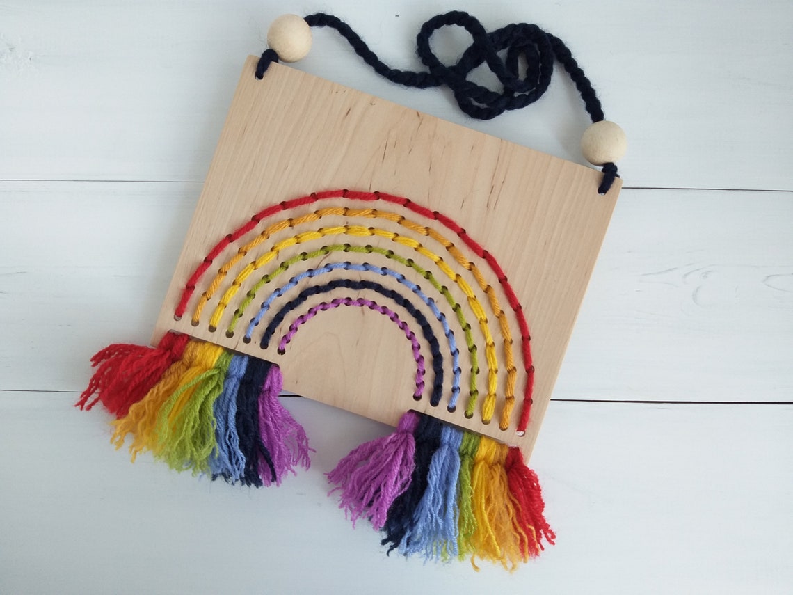 Rainbow Sewing Kit for Kids