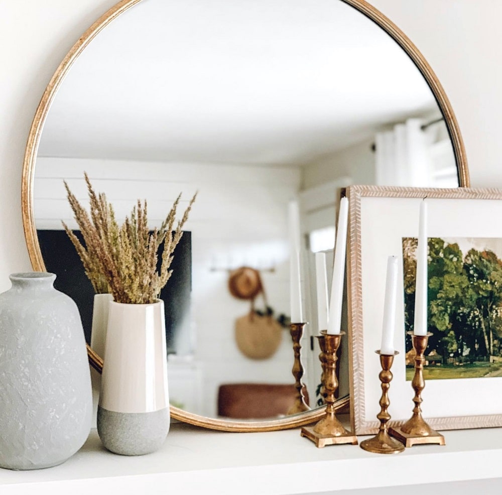 How To Tone Down A Gold Mirror Frame