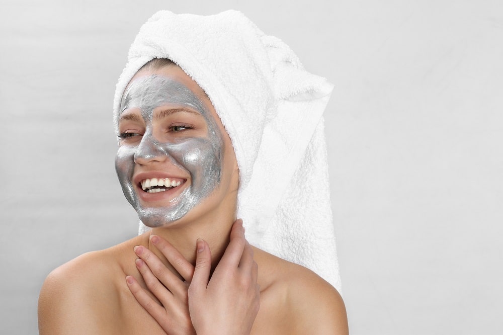 Silver Face Mask