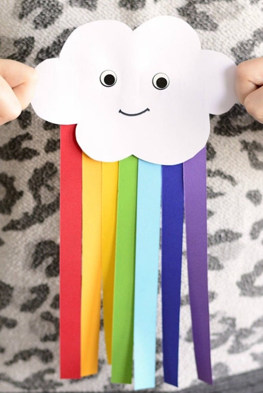Cute Paper Rainbow Kid Craft