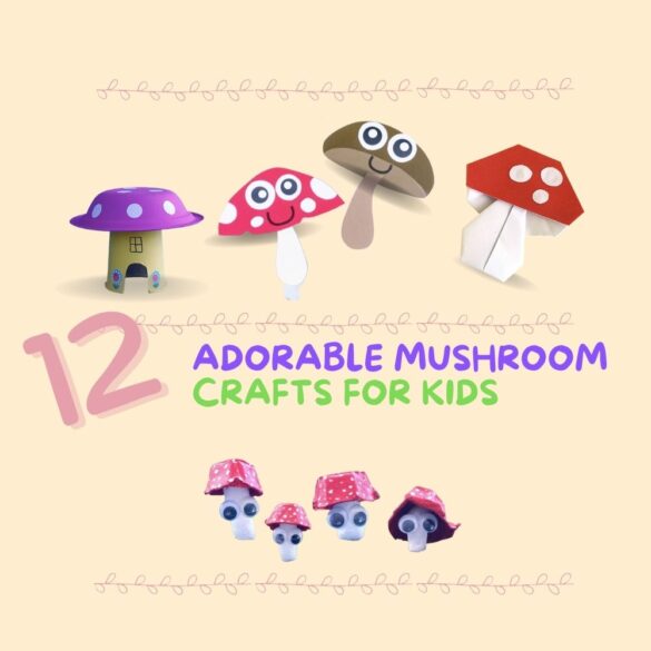 Adorable Mushroom Crafts for Kids
