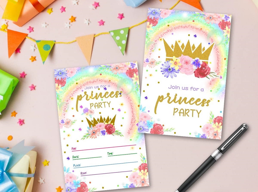 Princess Invitation Cards