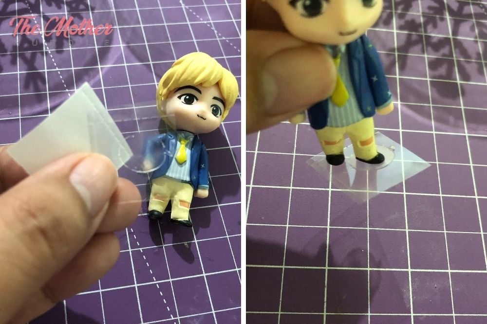 Step 2: Adding the Adhesive to the Figure