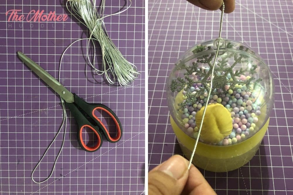 Step 7: Adding the Ornament’s Cord Holder