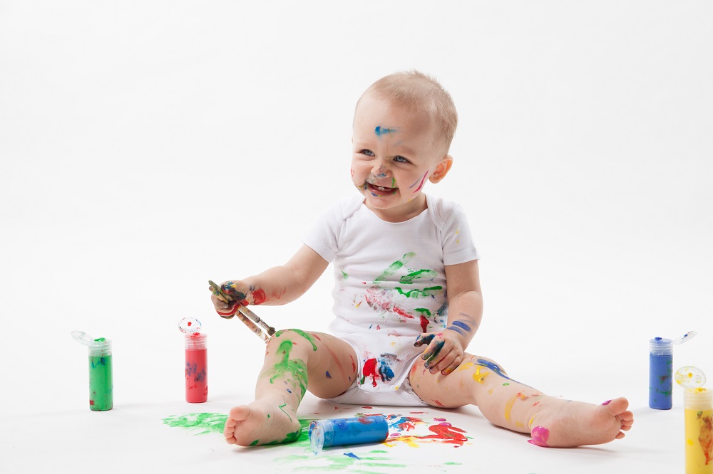 Non-Toxic Paint Selection for Baby Crafts