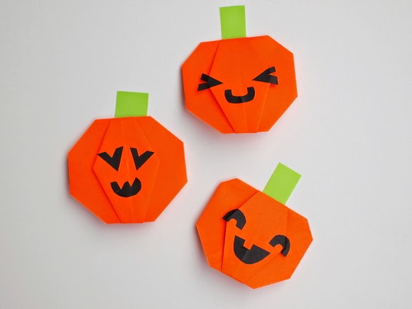Origami Pumpkins