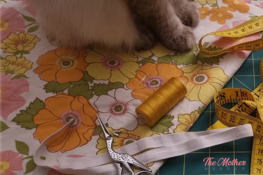 Ultimate Upcycled Skirt materials