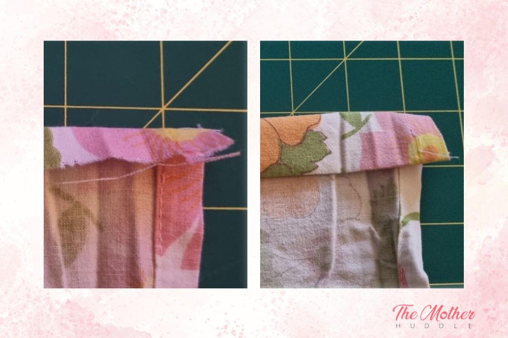 Upcycled Skirt edge