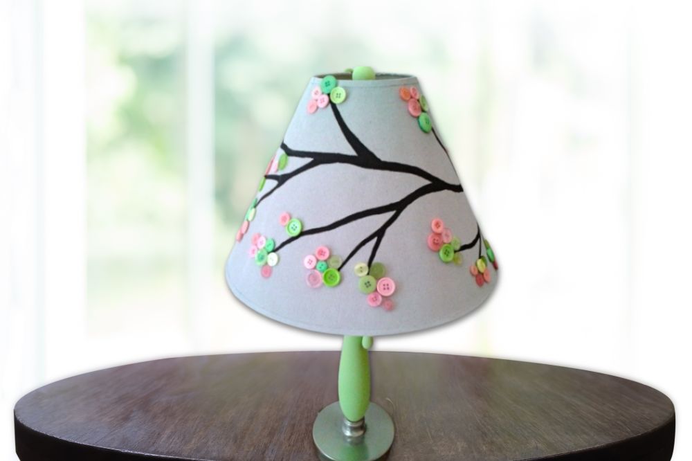 Button Tree Lampshade
