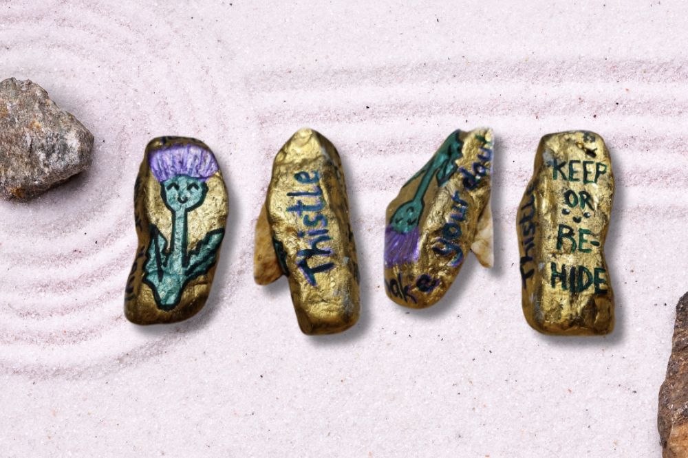 DIY Stone Art