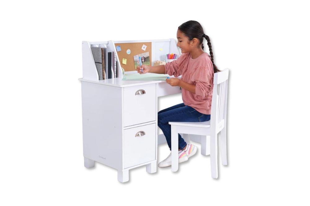 KidKraft Wooden Desk and Chair for Children