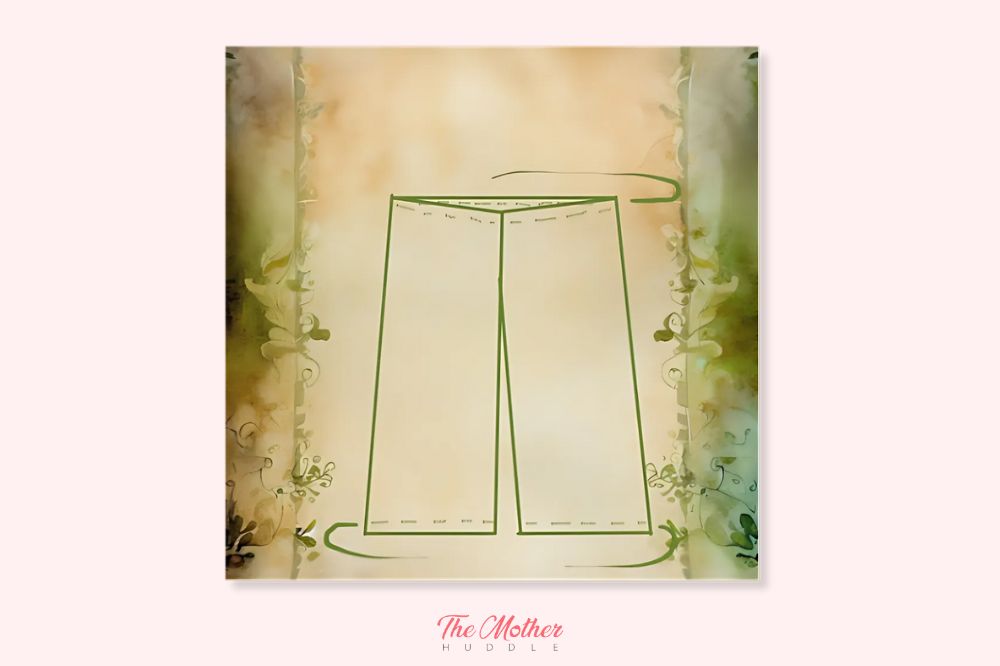Harem pants guide for the measurements - Full pans