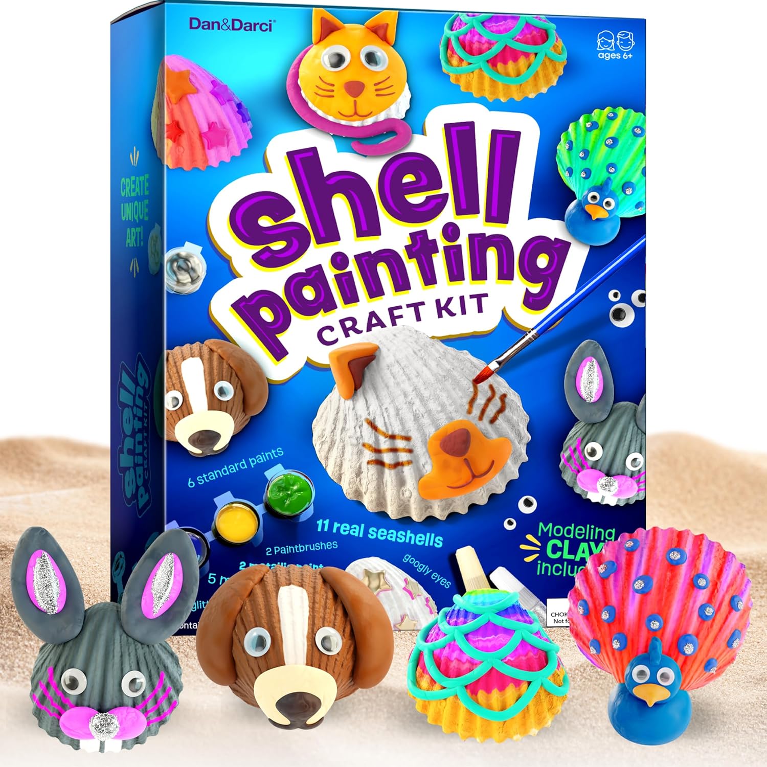Sea Shell Painting Craft Kit