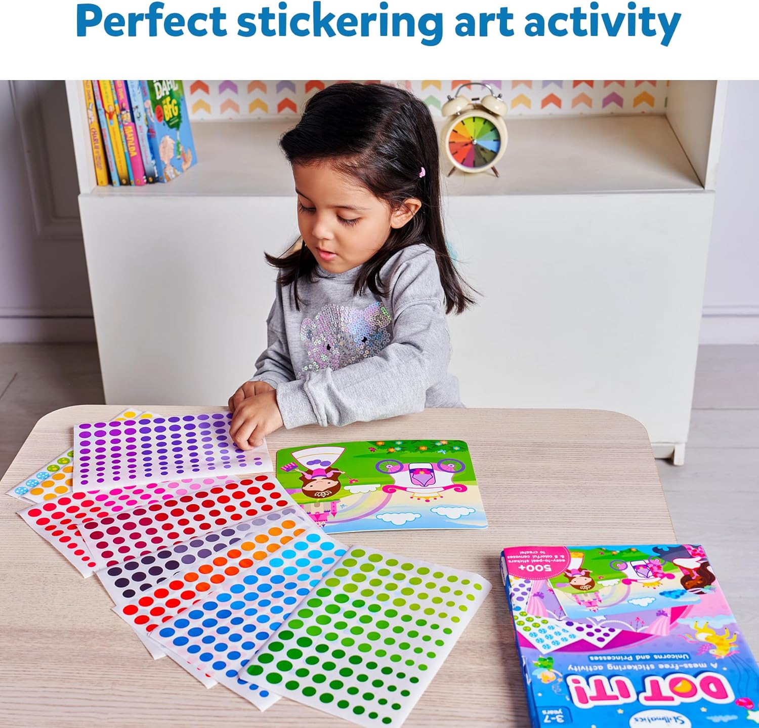 Dot It! Unicorns & Princesses No Mess Sticker Art