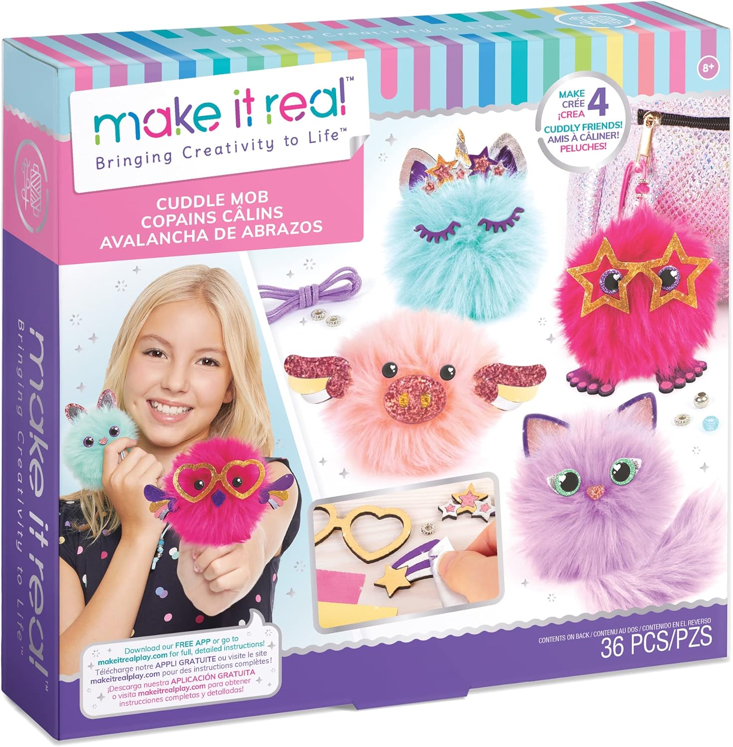 Make It Real: DIY Cuddle Mob Pom Pom Characters
