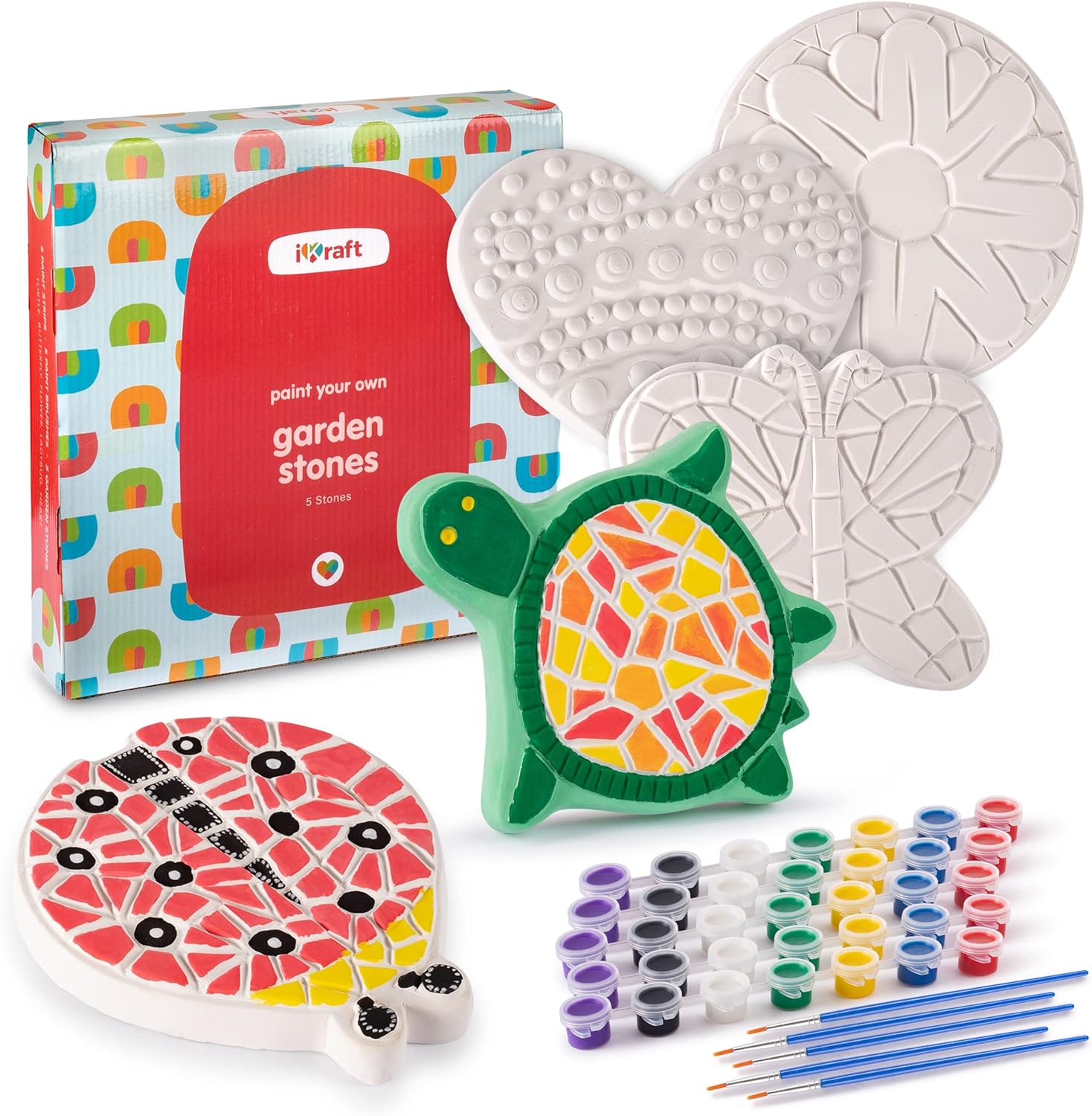 Paint Your Own Garden Stepping Stones