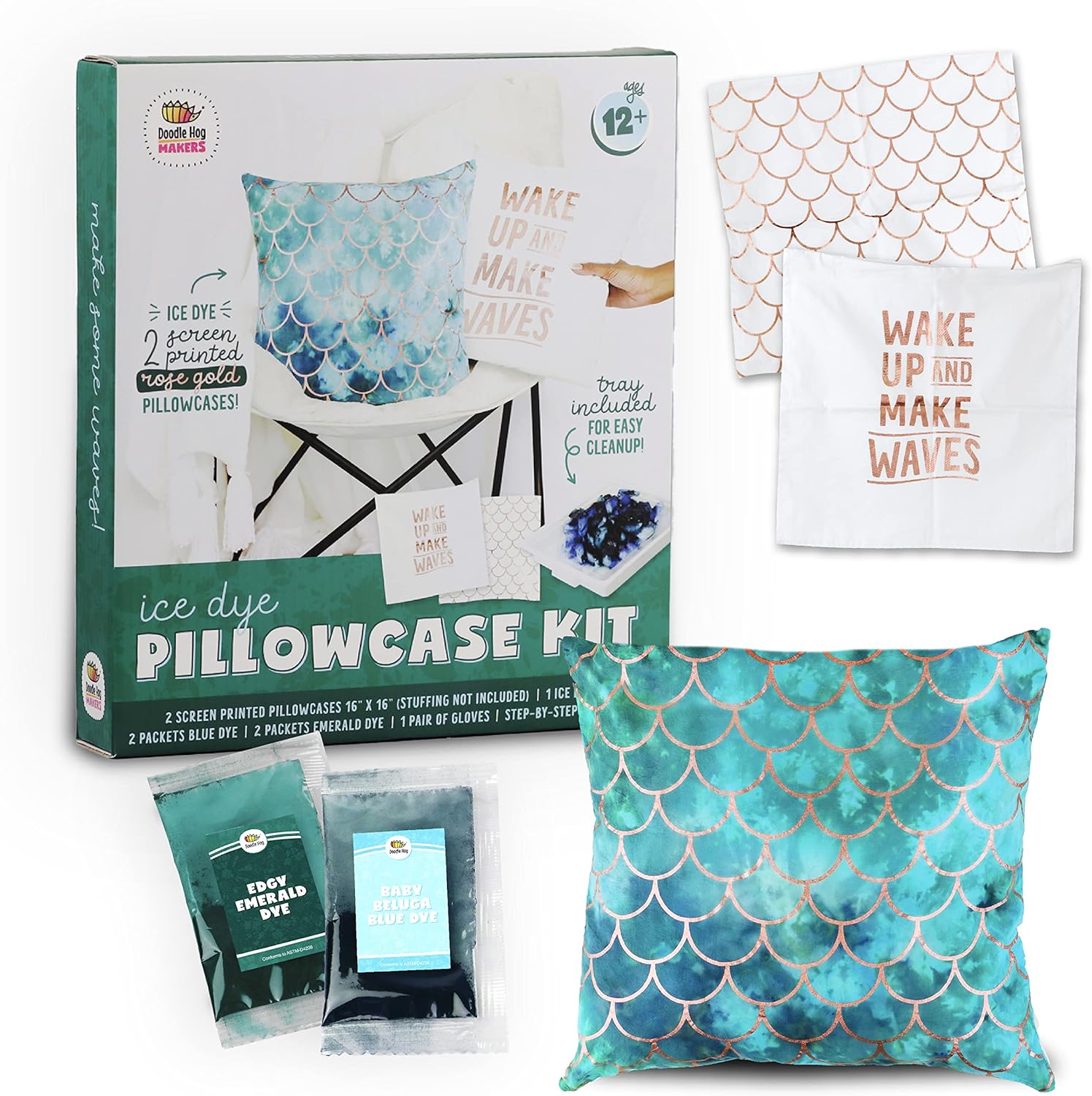 2 DIY Mermaid Pillowcase Kit