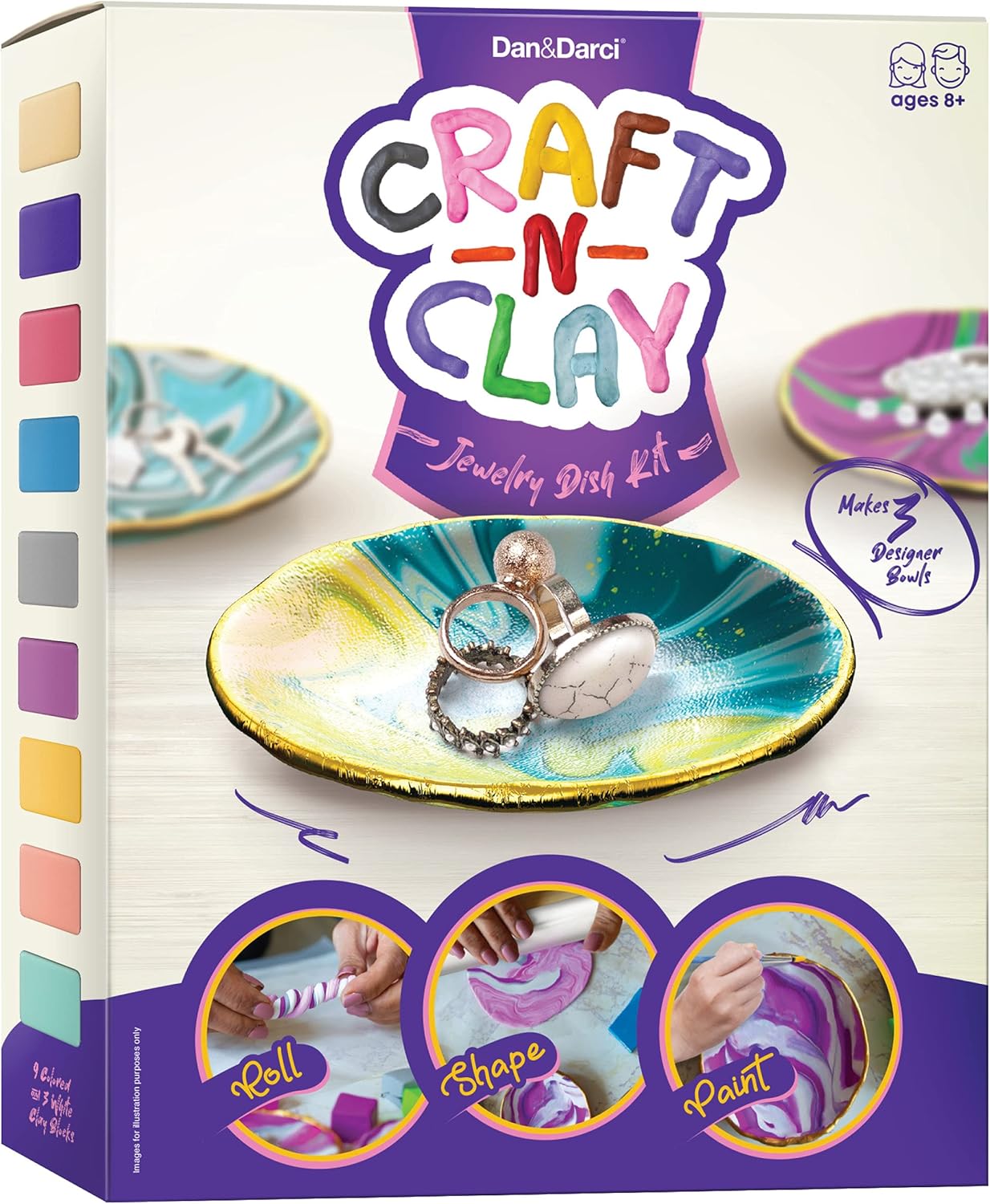 Craft 'n Clay Jewelry Dish Making Kit