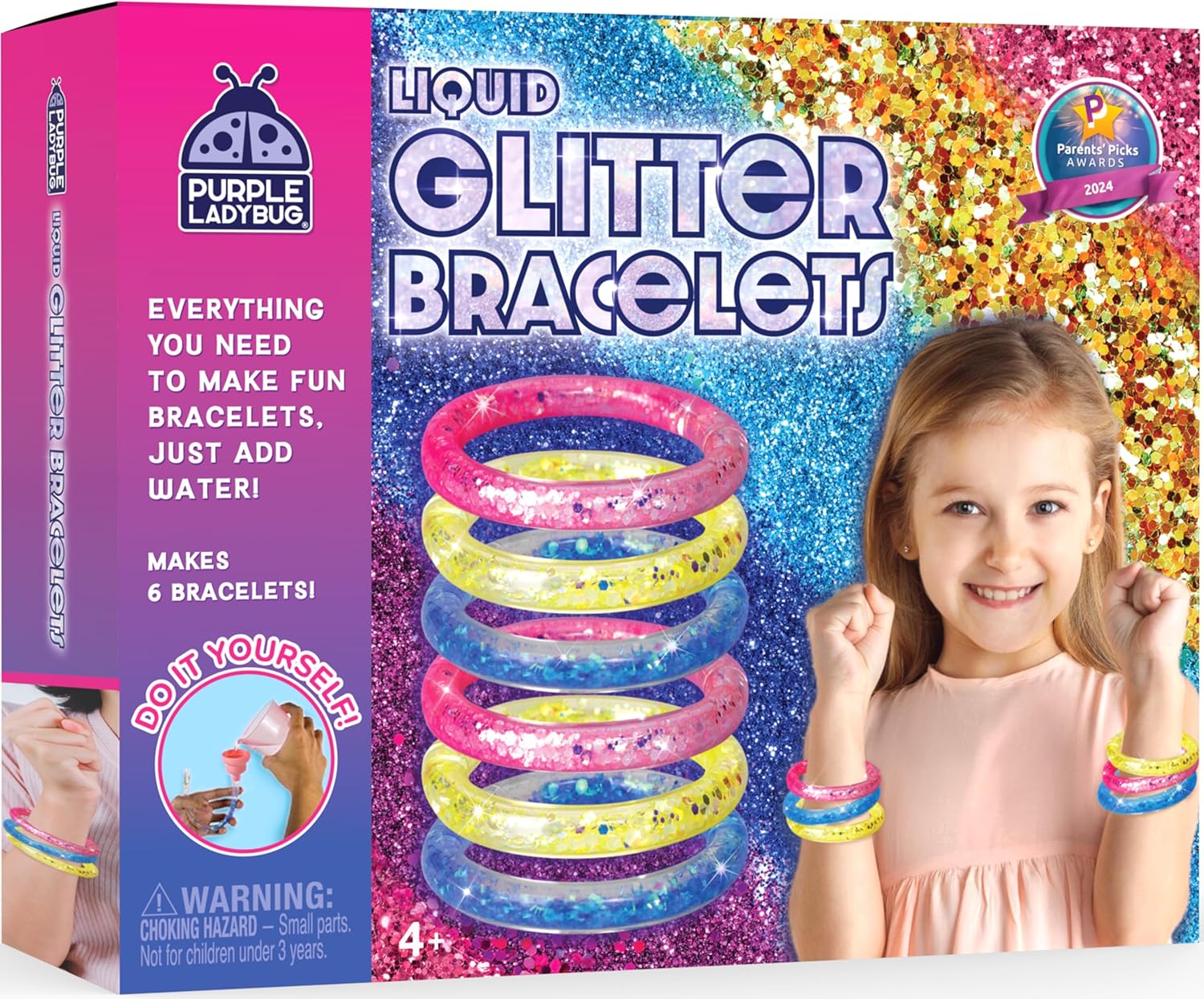 Make Your Own Liquid Glitter Bracelets