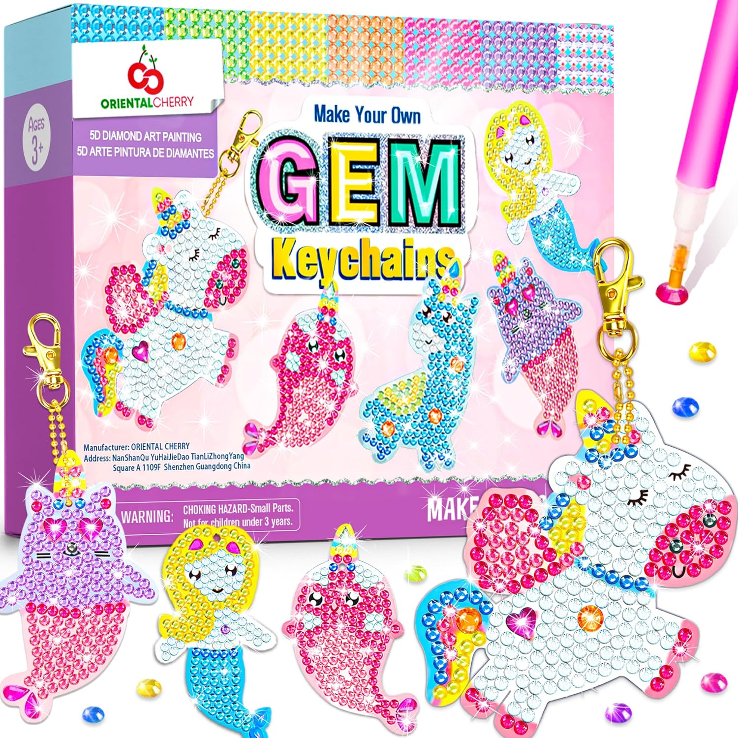 Make Your Own GEM Keychains