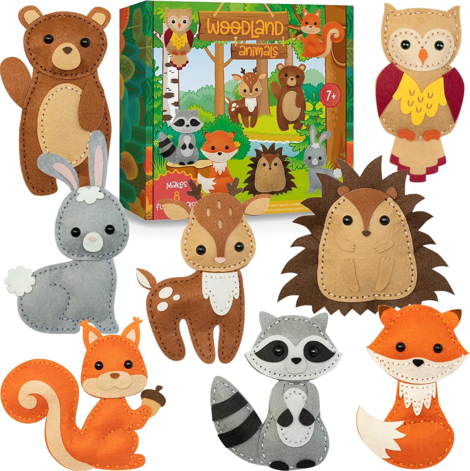 Woodland Animal Sewing Kit