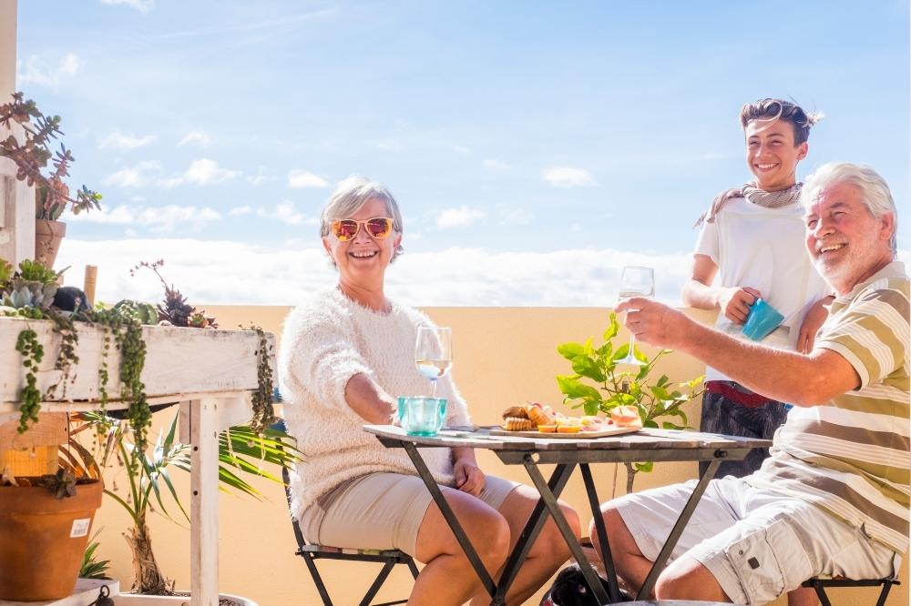 vacation with grandparents