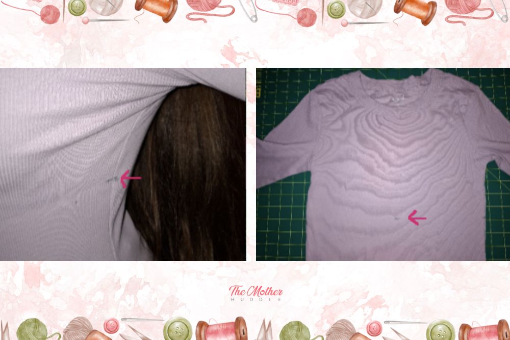 Easy Empire Dress Step 1
