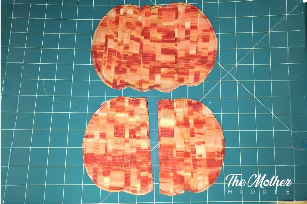 DIY Autumnal Pot Holders Pumpkin Step 3 -After