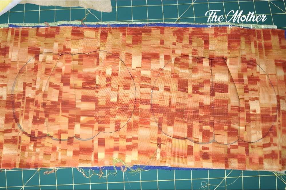 DIY Autumnal Pot Holders Pumpkin Step 3 - Before