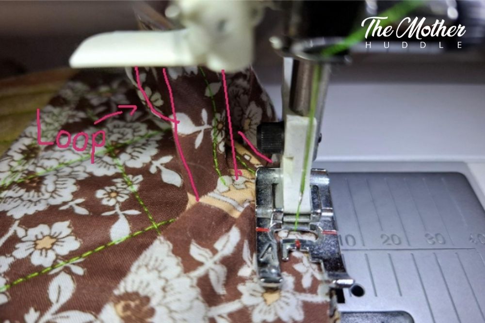 DIY Autumnal Pot Holders Pumpkin Step 7 -Making a loop