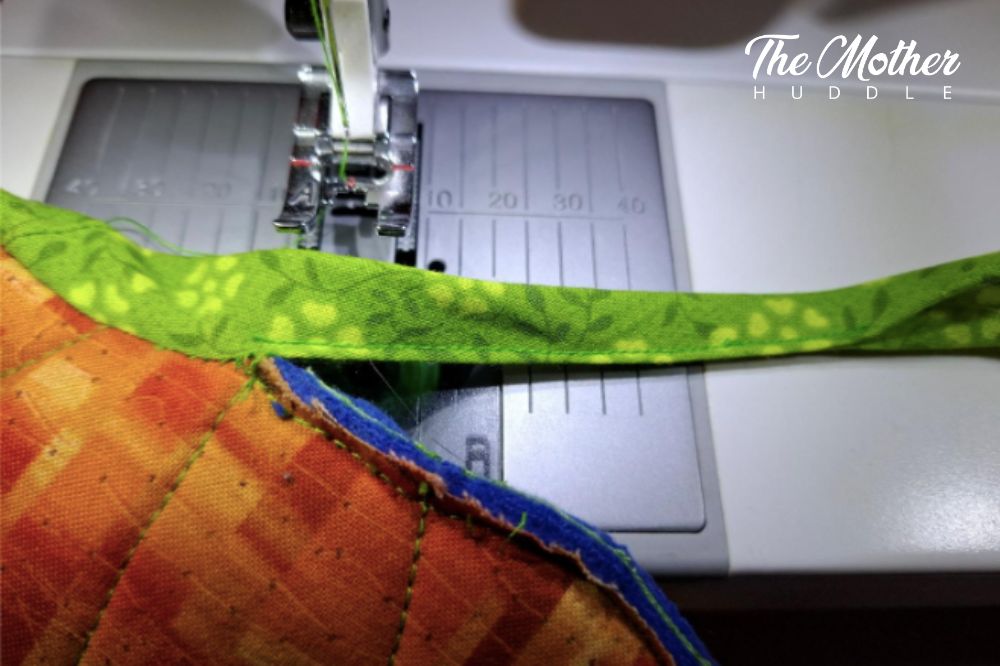 DIY Autumnal Pot Holders Pumpkin Step 7