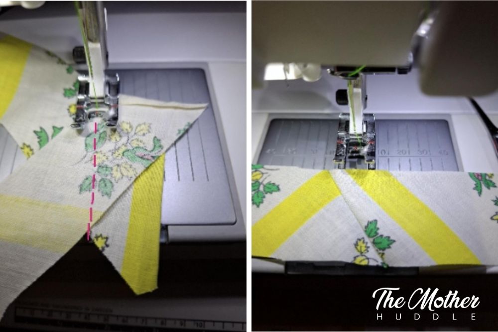 DIY Autumnal Pot Holders Pumpkin Step No. 2 - Making strips