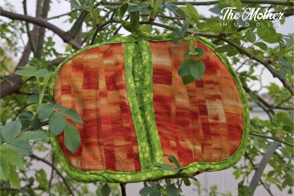 DIY Pumpkin Potholder - Cute Fall Craft