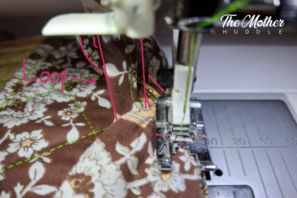 DIY Acorn Pot holder Step 9 - Creating a loop