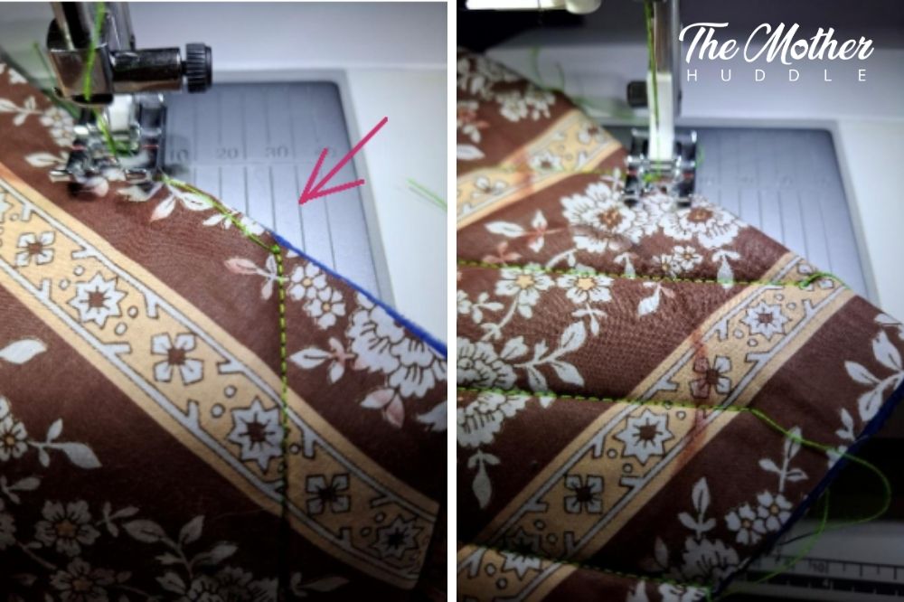 DIY Acorn Potholder Step 2