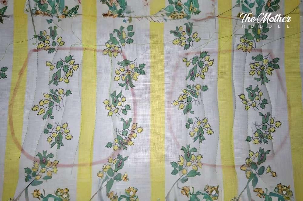 Step 2 - Quilt your Mushroom Stem DIY Potholder