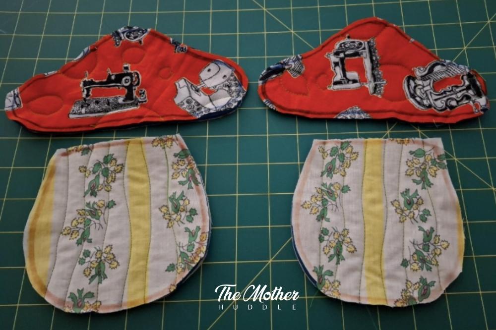 Step 2 - cut excess fabric