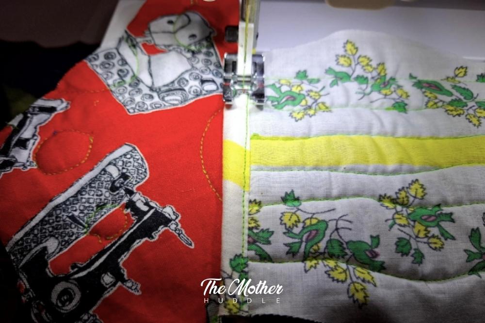 Step 5 - Sew together the head and the stem of the mushroom