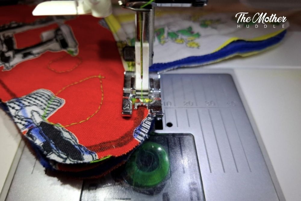 Step 6 - Sew the caps together