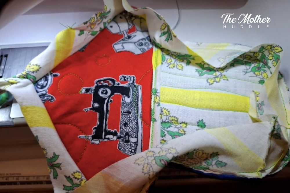 Step 8 - Trim down any seam edges that are more than .5cm