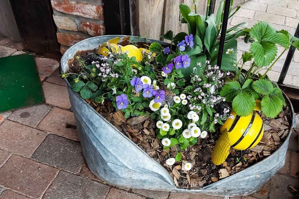 Repurpose Containers for Garden Beds