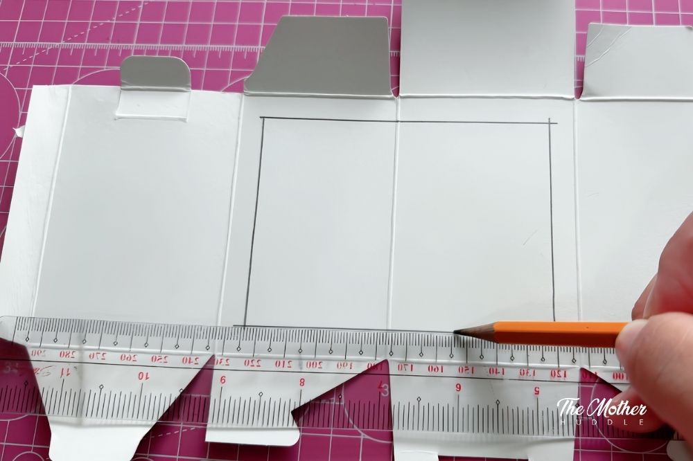 Step 2 Draw an outline for the window