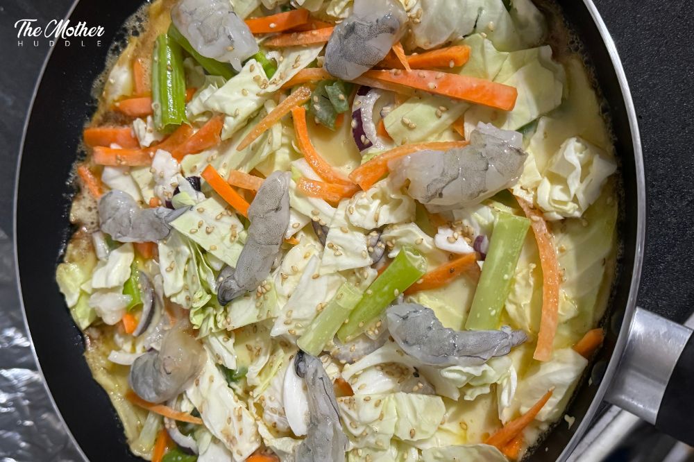 Step 3 Fry the Korean Pancake