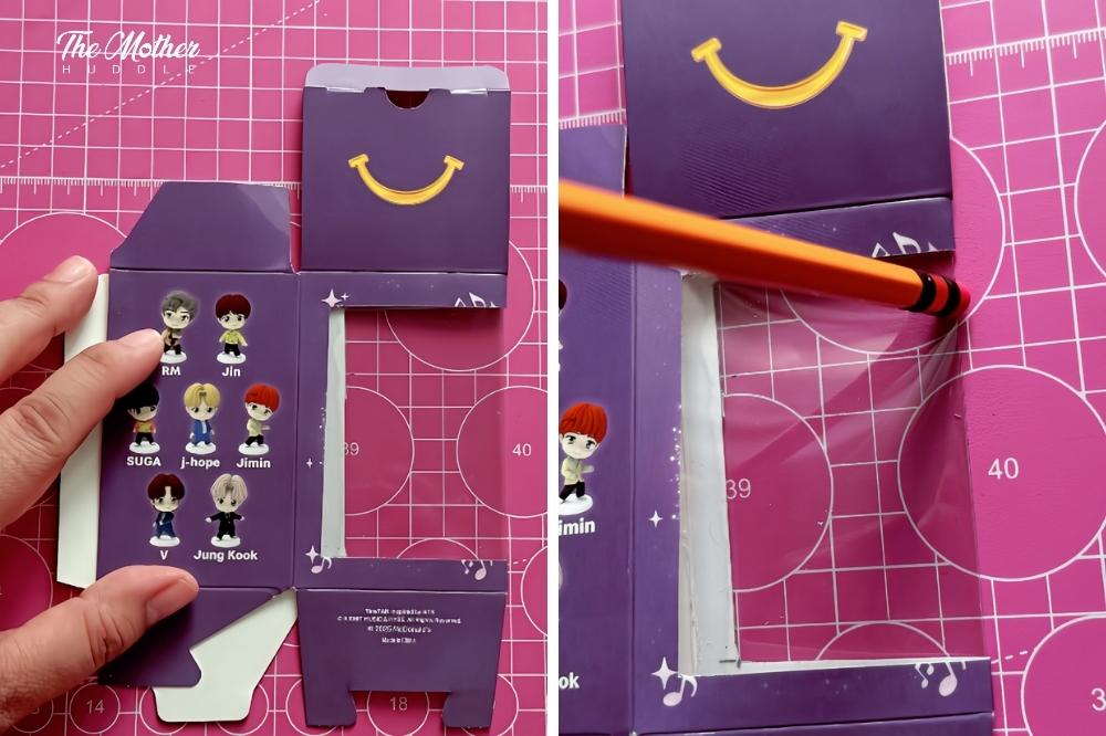 Step 5 Fold The PVC Plastic Sheet